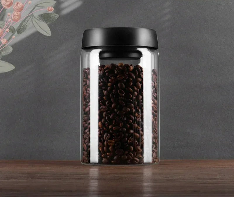 Sealed Storage Canister for Coffee Beans – Airtight Container for Freshness - Souliia