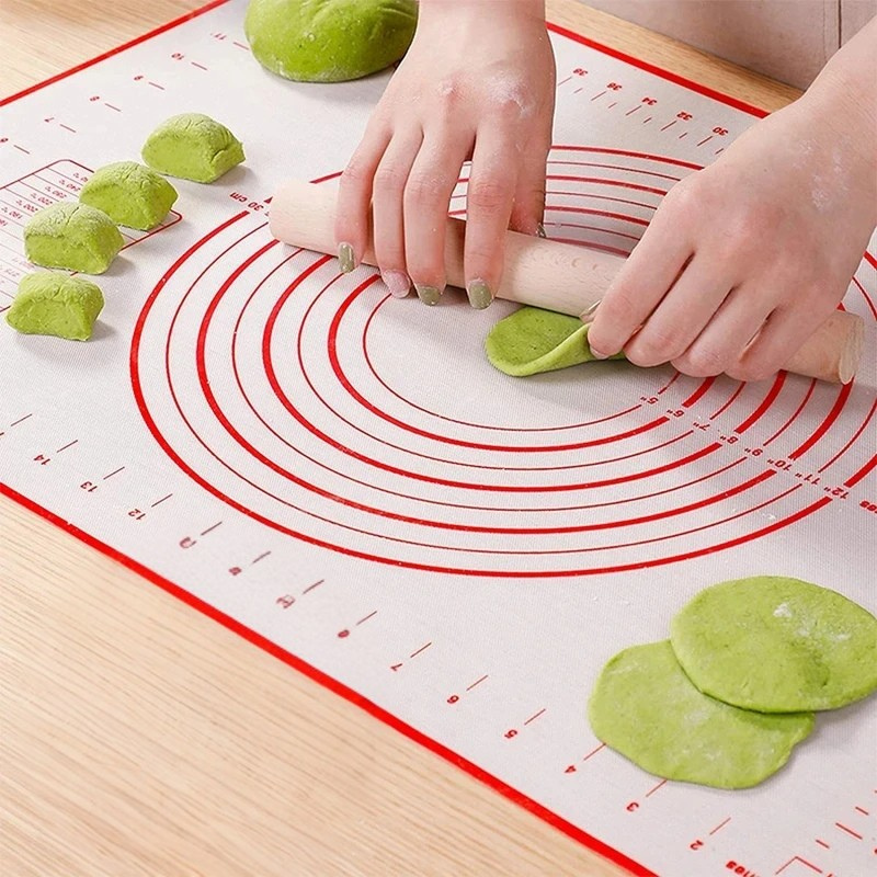 Silikonebageunderlag på 80x60cm — holdbart, non-stick-bageunderlag