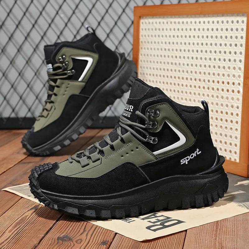Vattentäta vandringssneakers för män - säkerhetsfotbeklädnad för utomhusbruk - Souliia