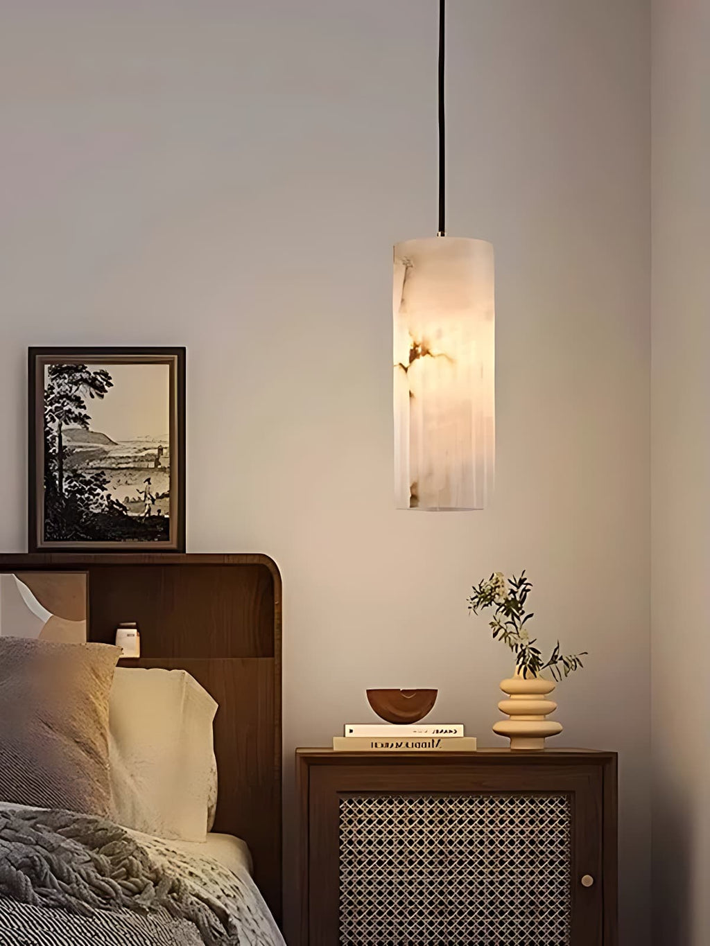 Modern Glass Pendant Light – Retro Glass Hanging Fixture | Souliia