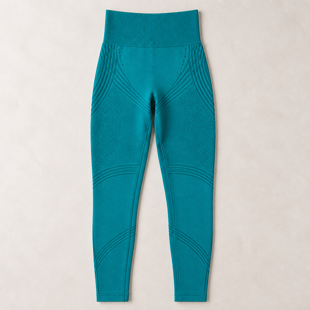 VelouraTone – Sømløse leggings med høj talje, skulpturerende effekt og løftende kontursømme - Souliia