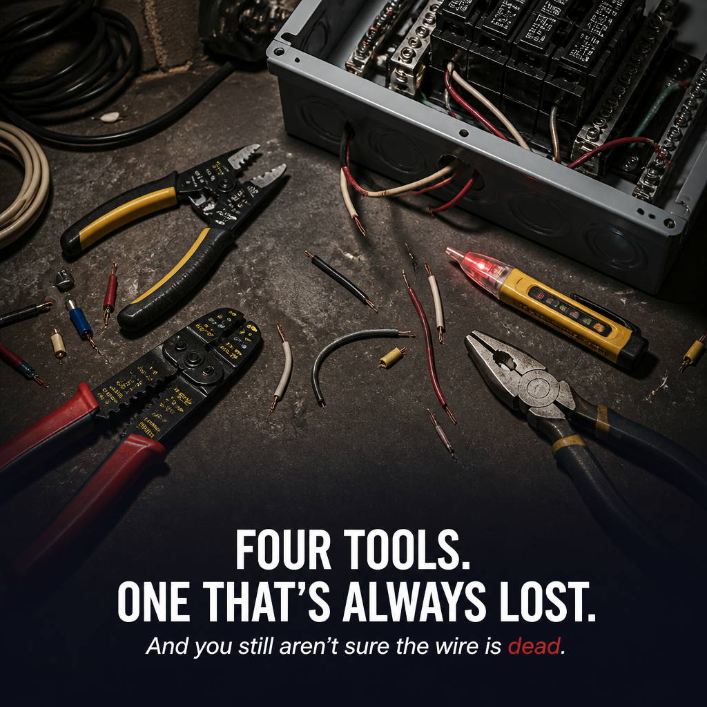 VoltEdge — Strip, Cut, Crimp & Spot Live Wires With One Tool - Souliia