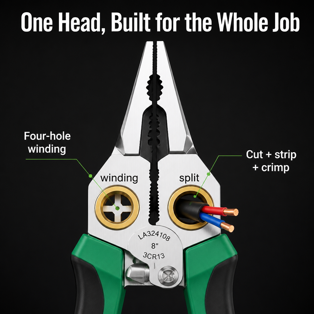 VoltEdge — Strip, Cut, Crimp & Spot Live Wires With One Tool - Souliia