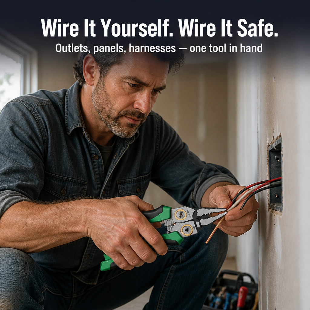 VoltEdge — Strip, Cut, Crimp & Spot Live Wires With One Tool - Souliia