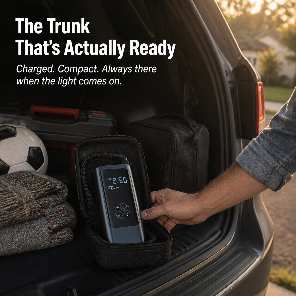 TurboPump — Top Up All Four Tires in Under 5 Minutes Anywhere - Souliia