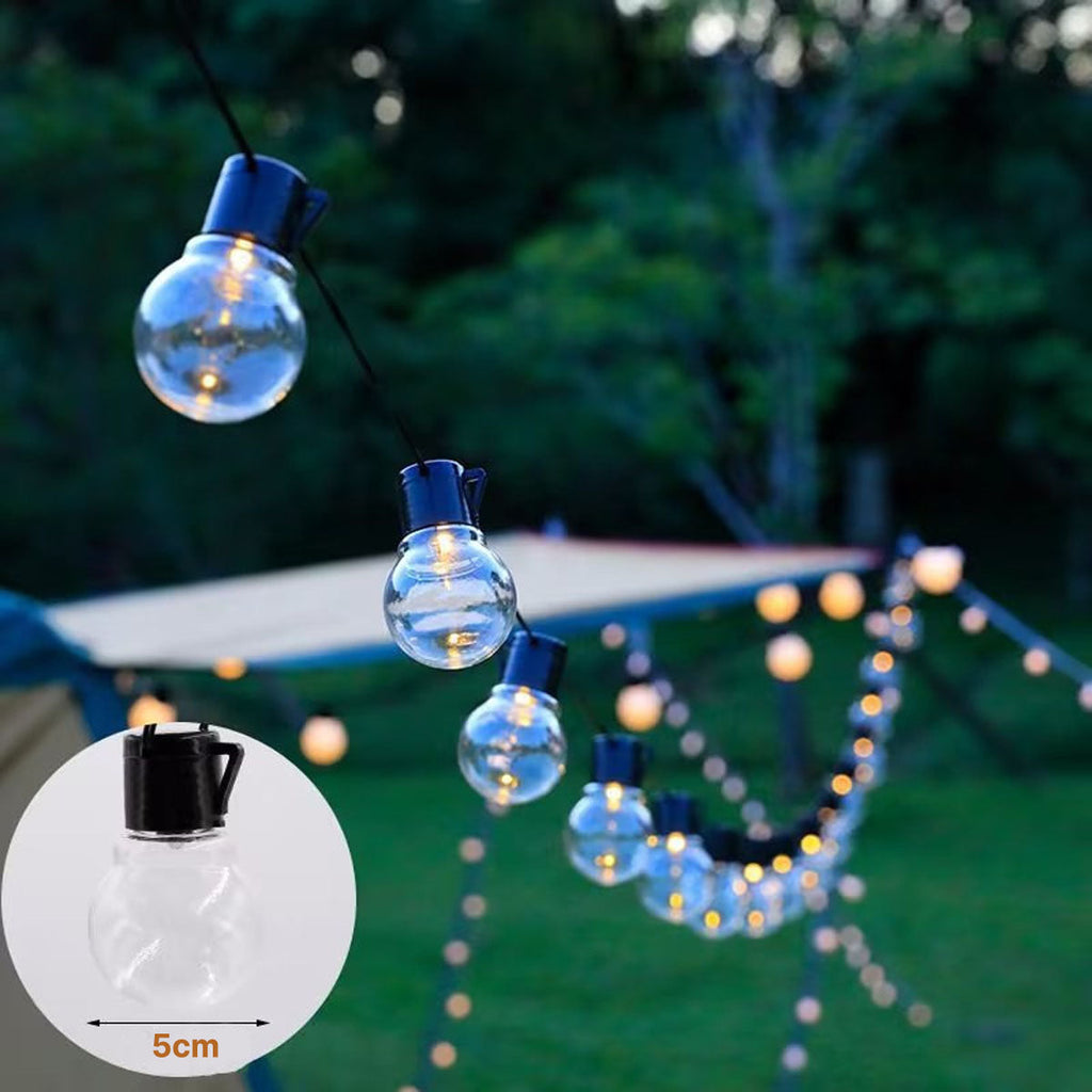Waterproof LED Globe String Lights for Outdoor Camping - Multi-Power - Souliia