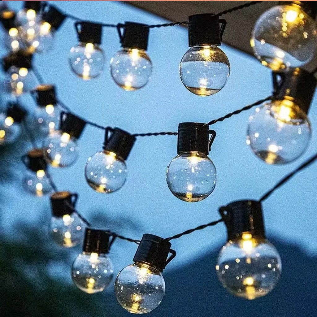 Waterproof LED Globe String Lights for Outdoor Camping - Multi-Power - Souliia
