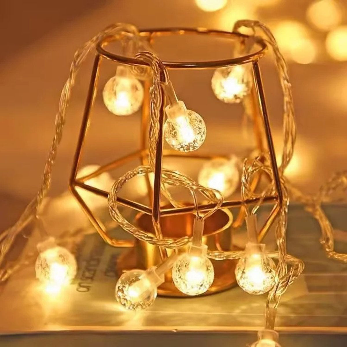 Waterproof LED Globe String Lights for Outdoor Camping - Multi-Power - Souliia