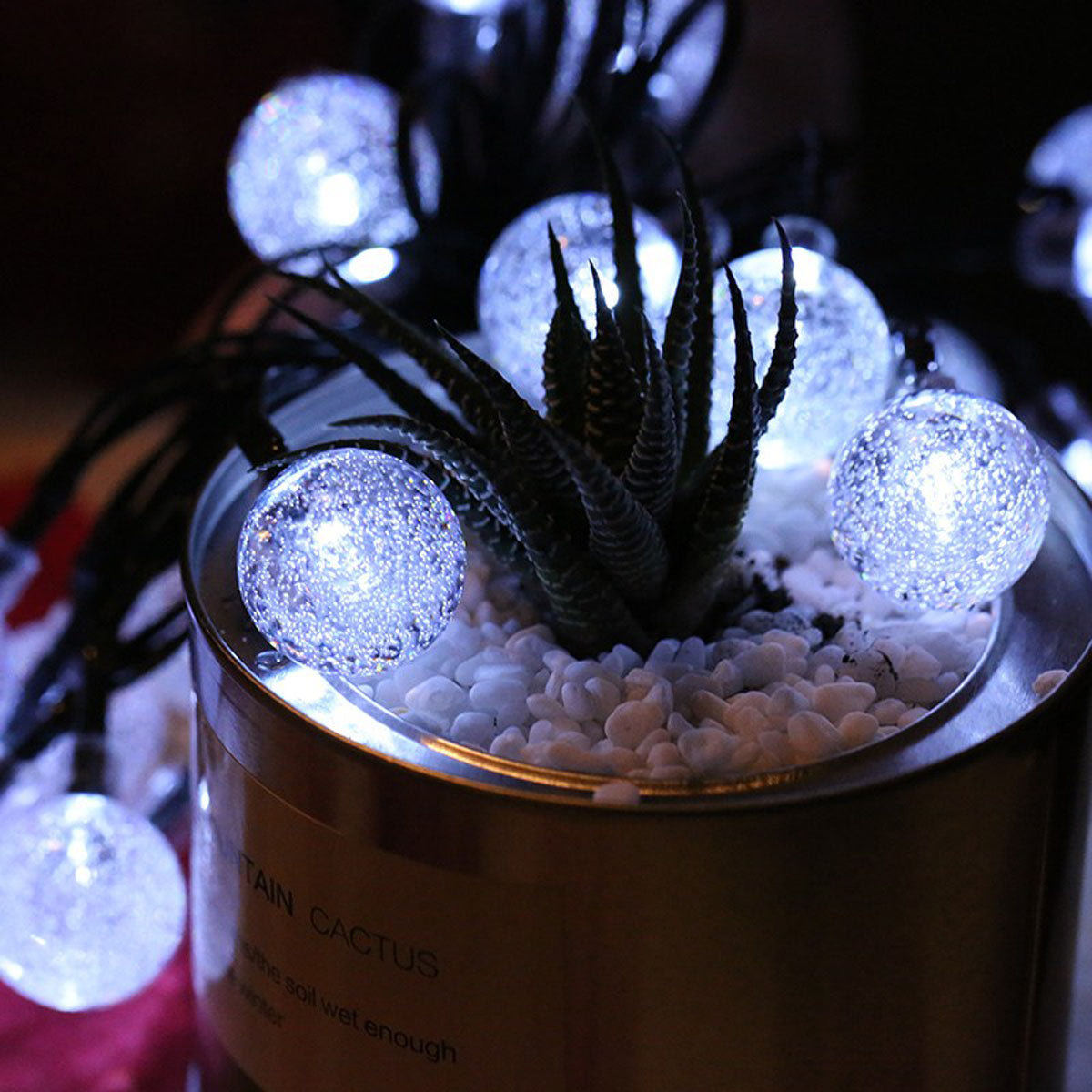 Waterproof LED Globe String Lights for Outdoor Camping - Multi-Power - Souliia