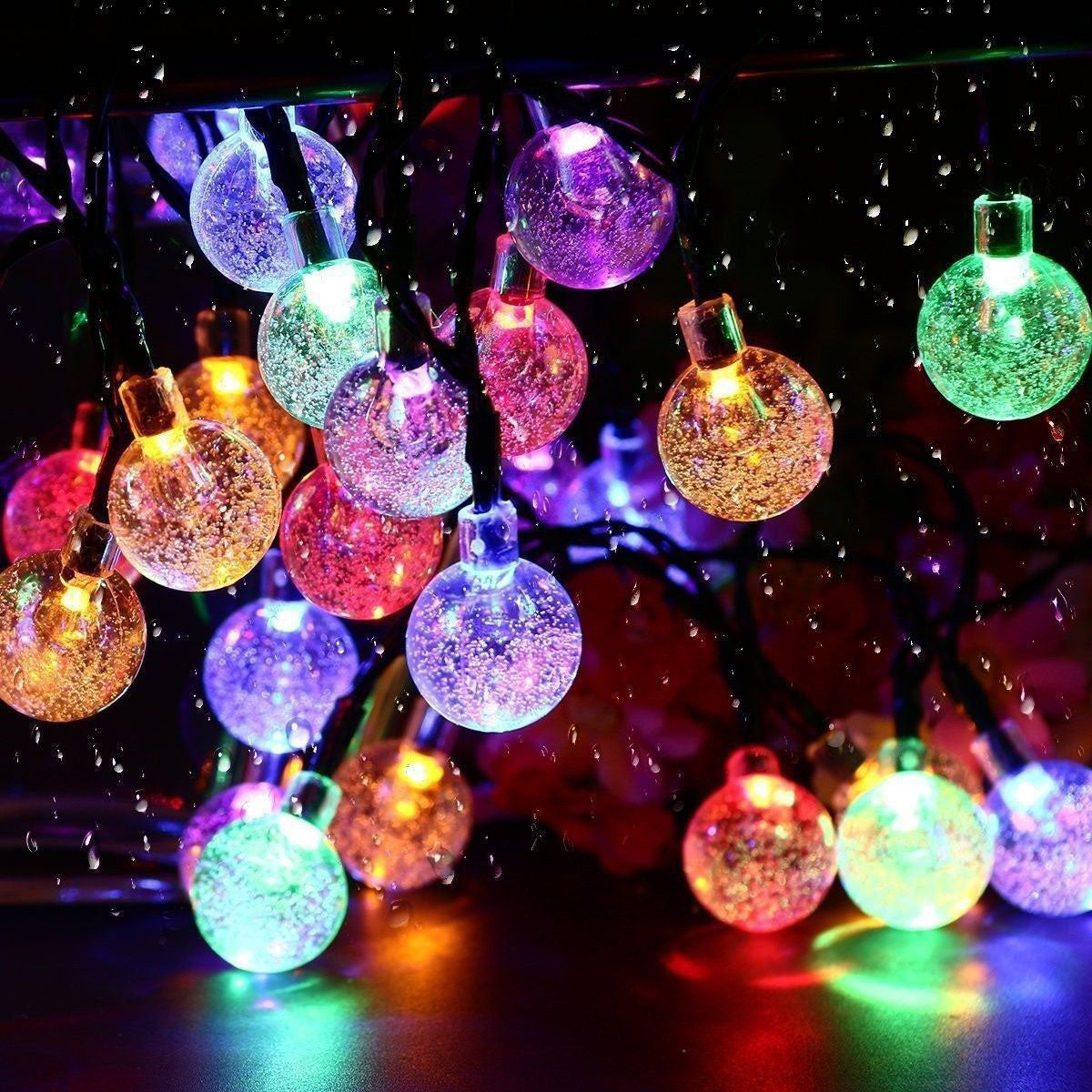 Waterproof LED Globe String Lights for Outdoor Camping - Multi-Power - Souliia