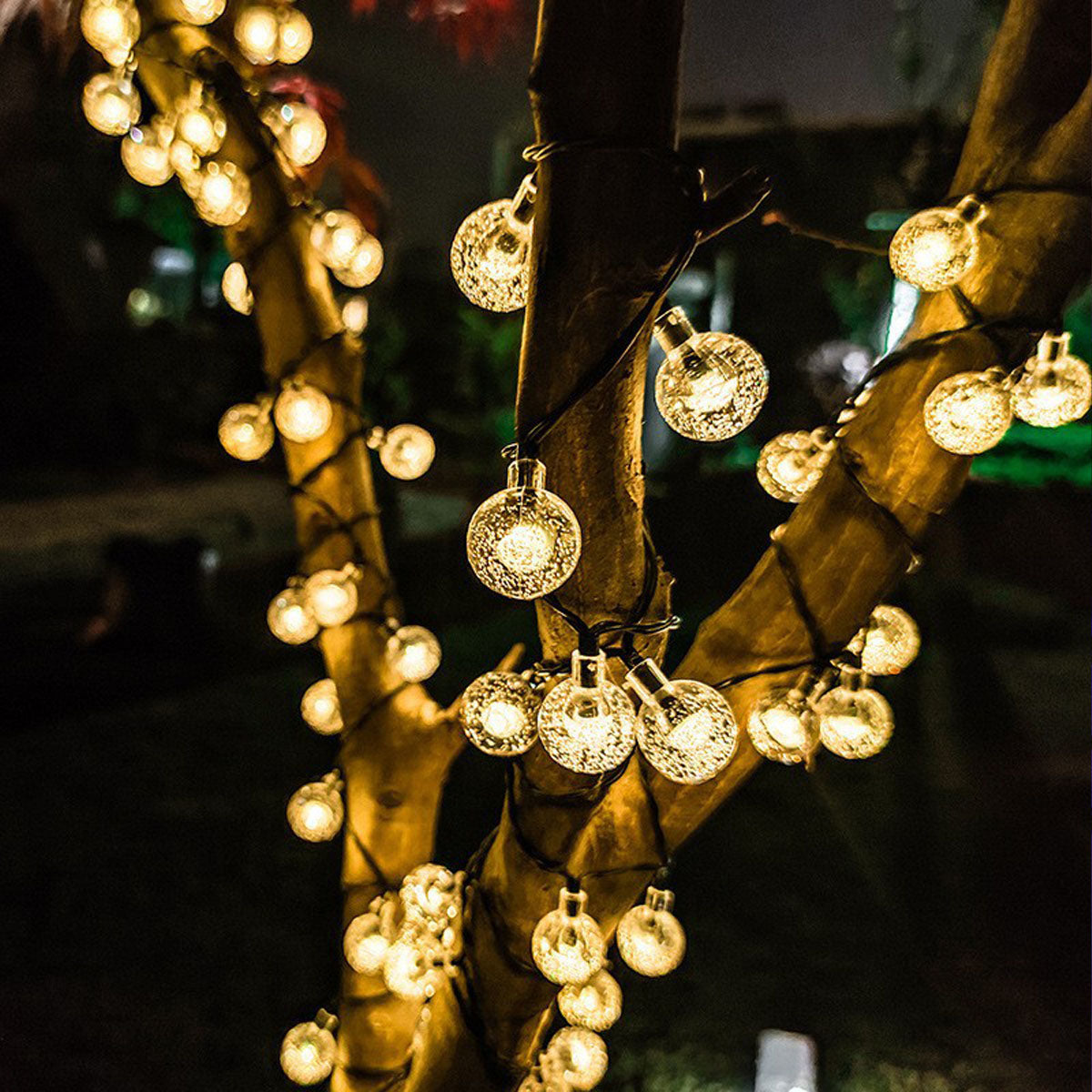 Waterproof LED Globe String Lights for Outdoor Camping - Multi-Power - Souliia