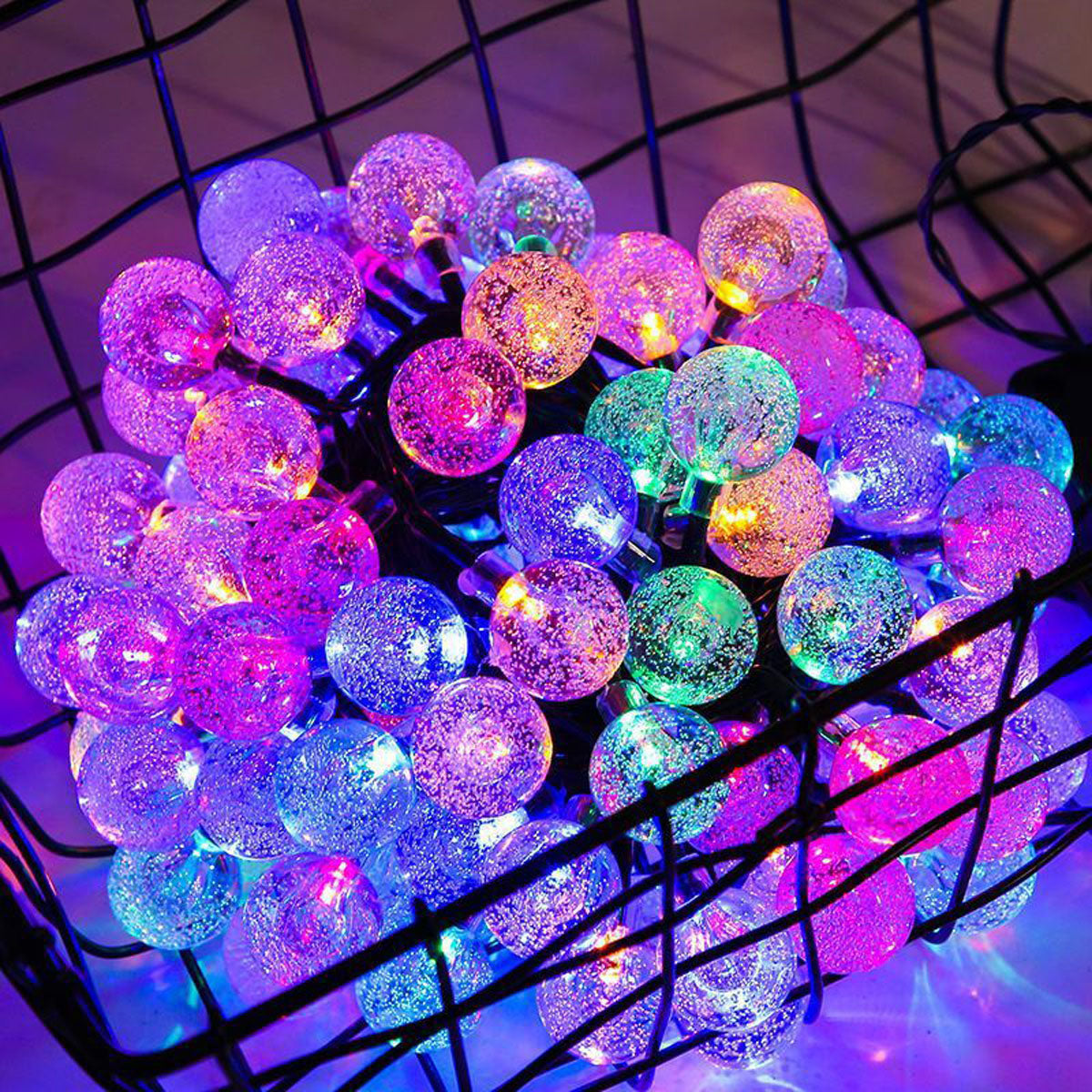 Waterproof LED Globe String Lights for Outdoor Camping - Multi-Power - Souliia