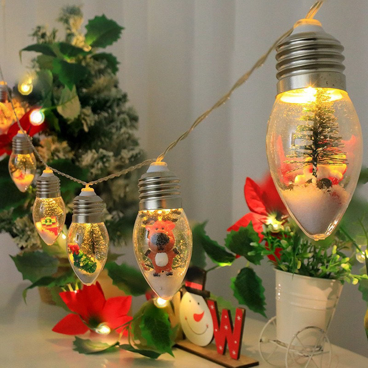 Waterproof LED Globe String Lights for Outdoor Camping - Multi-Power - Souliia