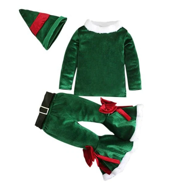 Costum de Moș Crăciun pentru copii — ținută festivă veselă