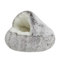 SnuggleCave Plush Pet Bed for Dogs & Cats — Sizes & Colors