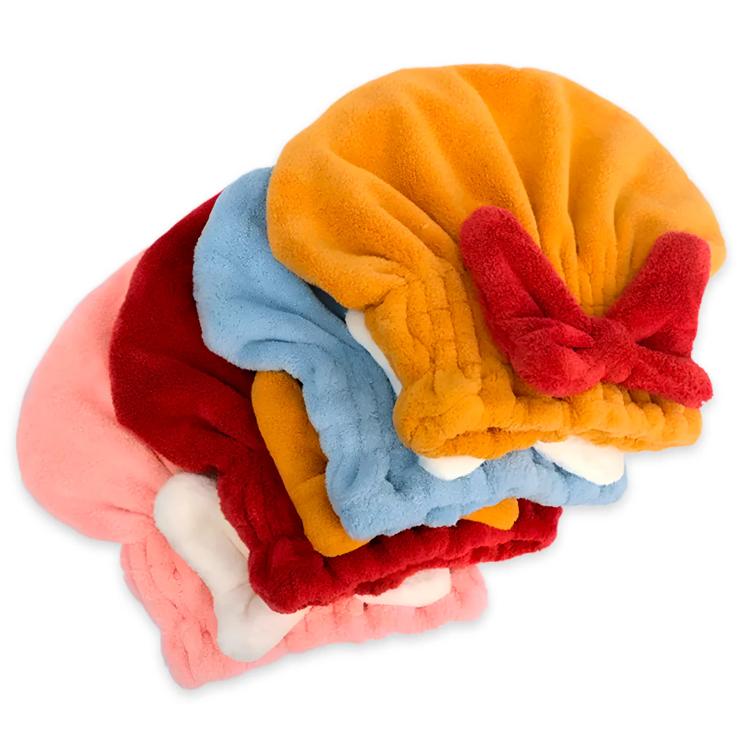 Superabsorbierender Haarturban — Schonendes Trocknen ohne Hitze