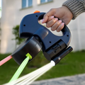 Laisse rétractable pour deux chiens — Lampe torche et porte-sacs à déjections