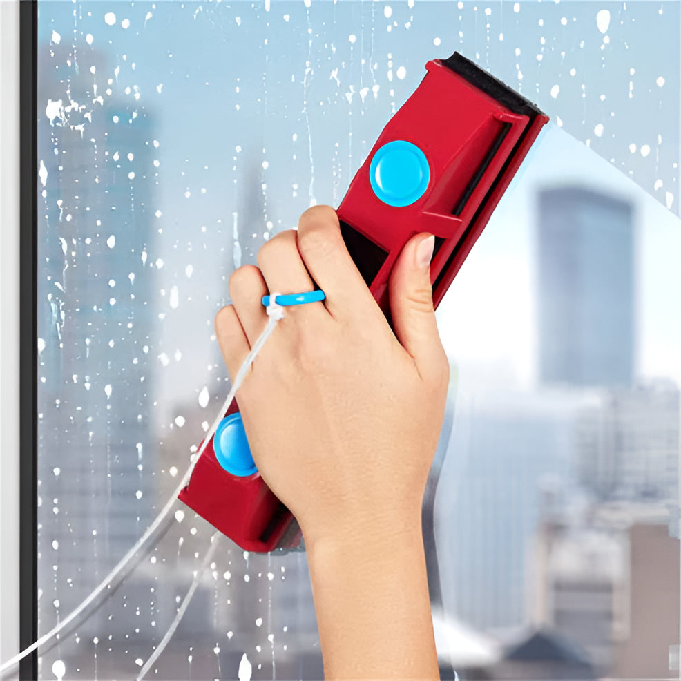 Double-Sided Magnetic Window Cleaner — Effortless Glass Care