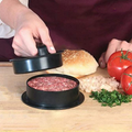 Állítható hamburgerpogácsa-formázó levehető formával