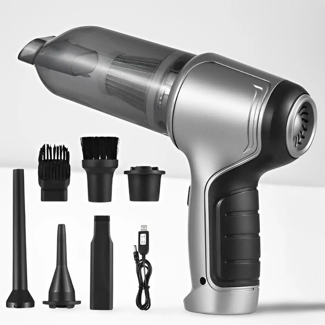 Powerful Cordless Handheld Vacuum — Long-Lasting Battery