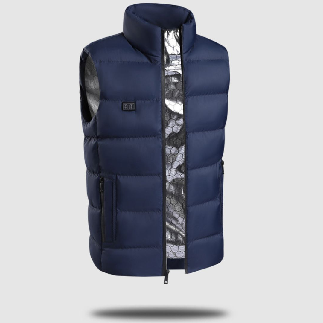 Gilet riscaldato unisex - gilet invernale con riscaldamento rapido in 1 minuto