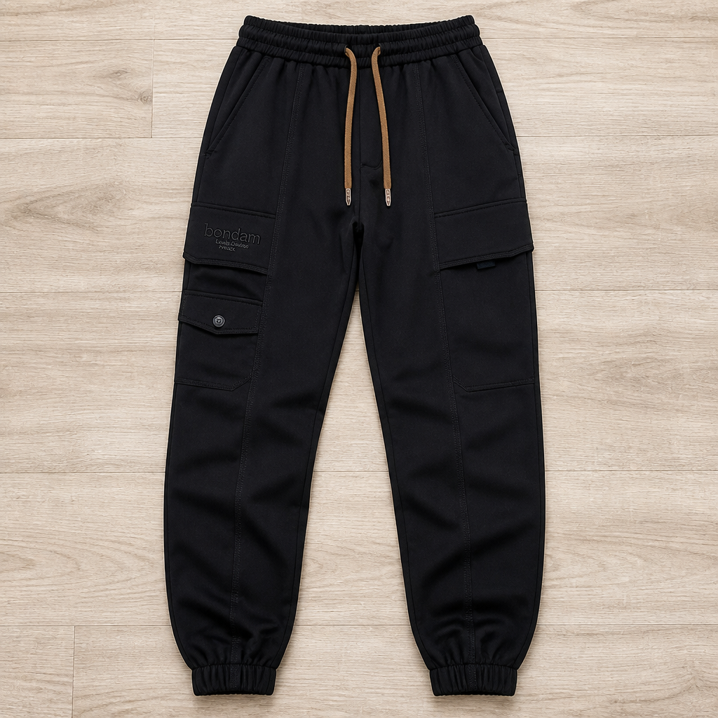 VitaLuxe – Relaxed Cargo Joggers with Drawstring Waist - Souliia