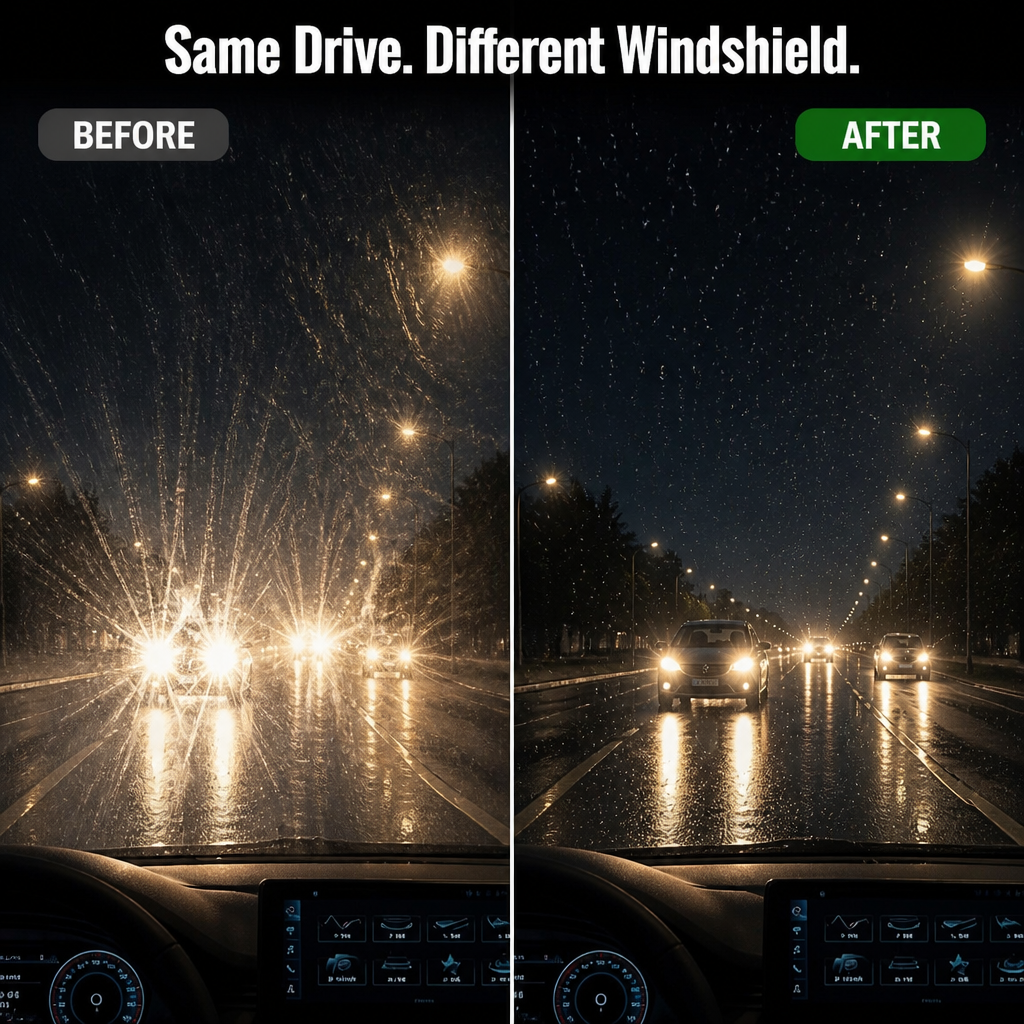 VividShield — Strip Invisible Oil Film and See Past Headlight Glare at Night - Souliia