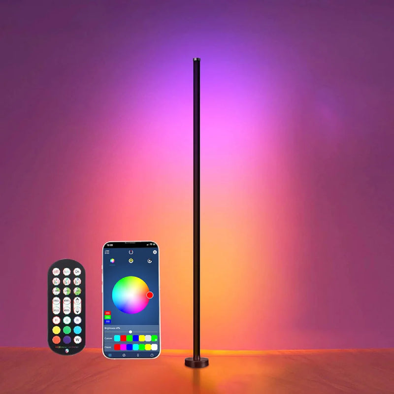 Smart LED Floor Lamp — Bluetooth, 16 Million Colors