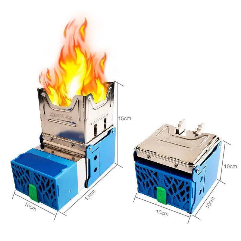 Réchaud de camping alimenté par USB pour brûler du bois en toute mobilité - Souliia