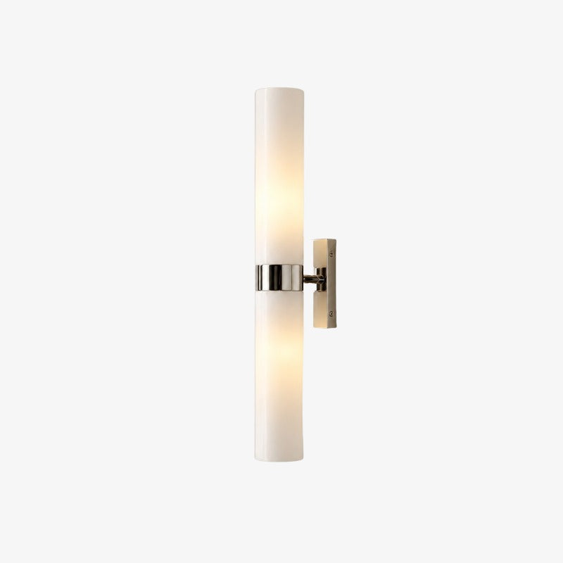 Marcellus Luxus Alabaster Röhrenwandleuchte Moderne Architektonische Wandleuchte für Nachttisch und Schminkbereich | Souliia