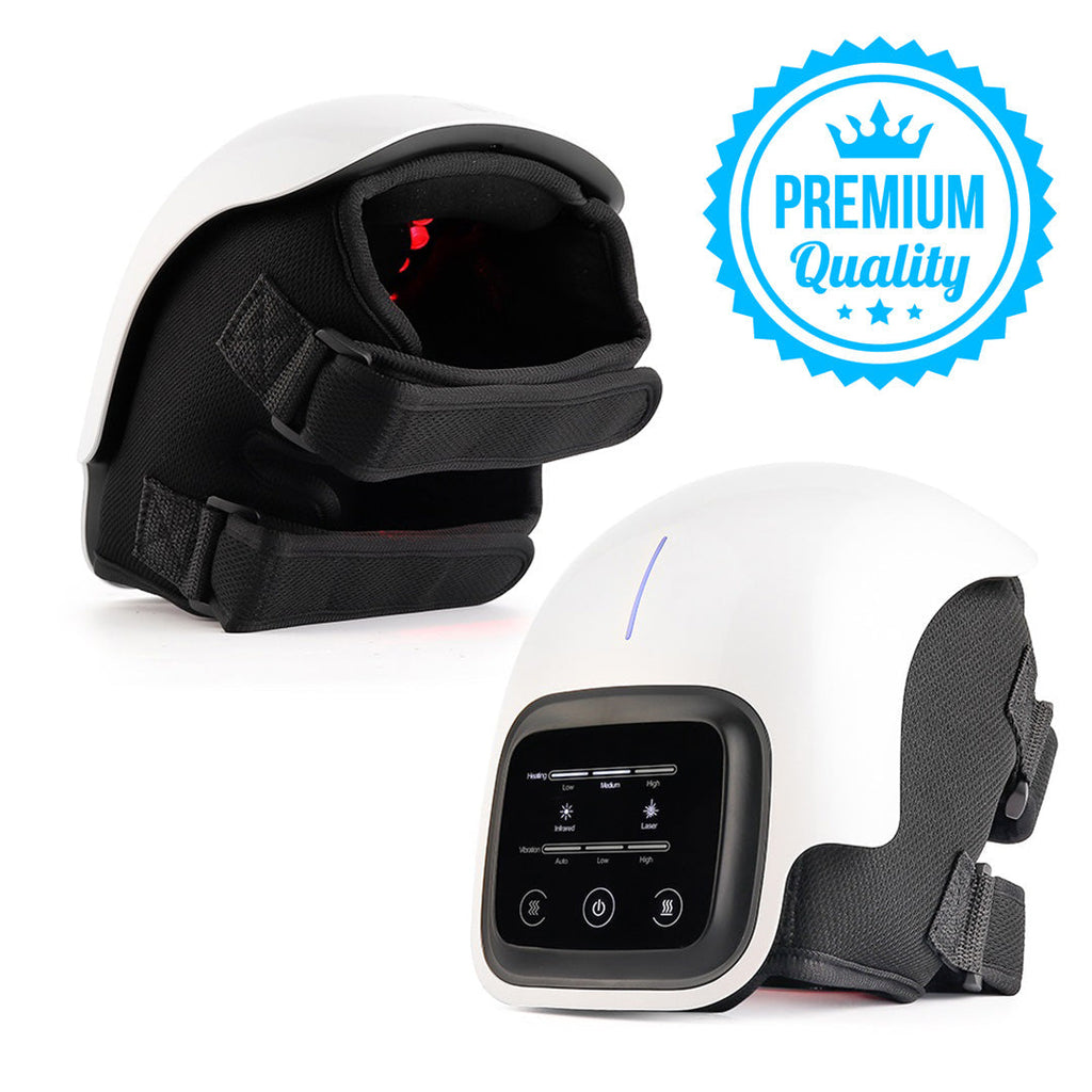 Portable Heated Knee Massager — Heat, Vibration & Red Light