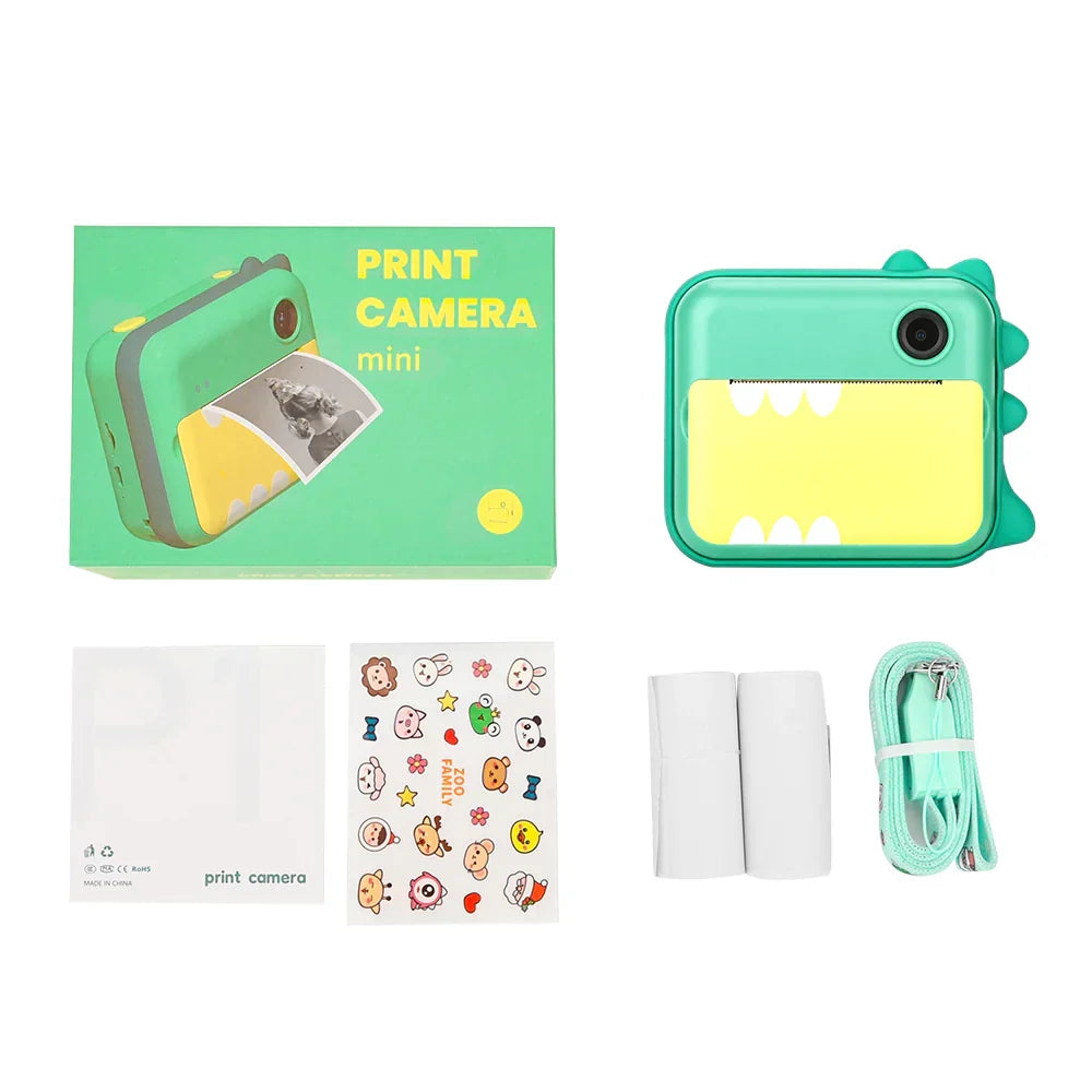 Kids’ Instant Print HD Camera — Simple Photo Capture & Printing