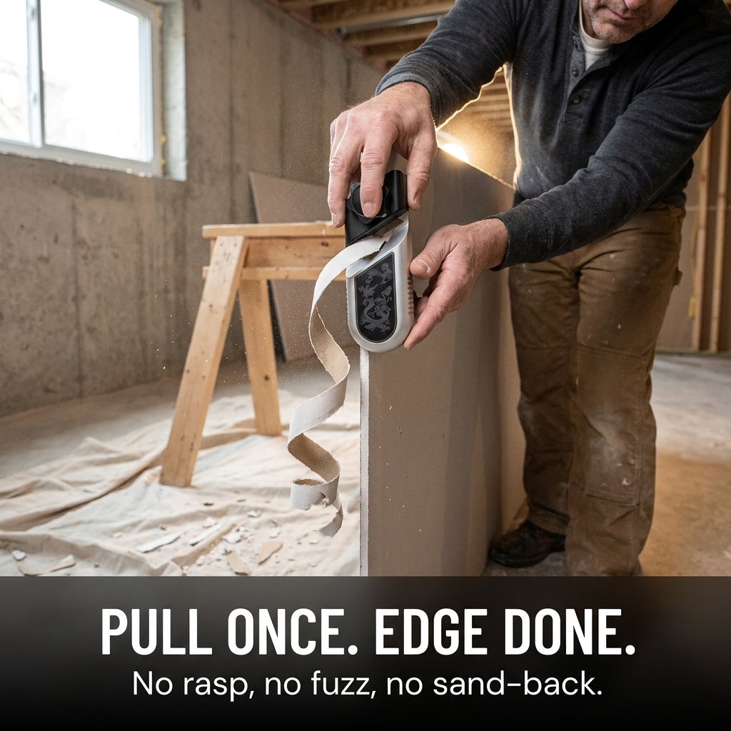 TrueEdge — Plane Drywall Edges That Tape Flat in One Smooth Pass - Souliia