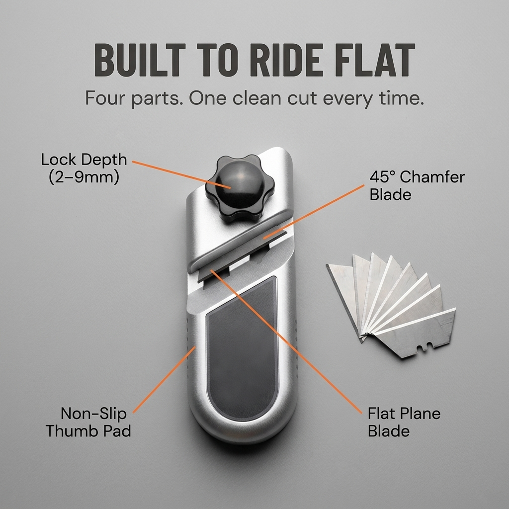 TrueEdge — Plane Drywall Edges That Tape Flat in One Smooth Pass - Souliia