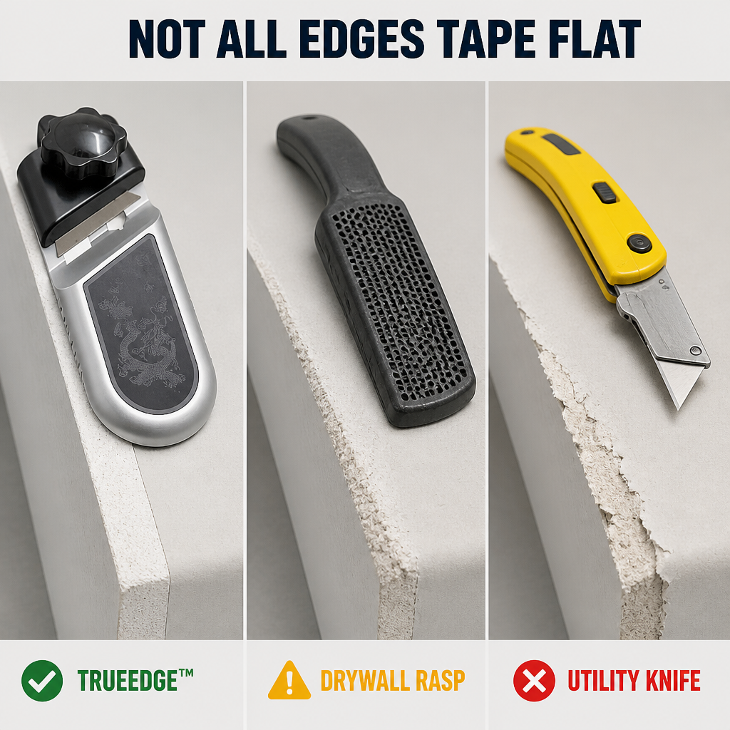 TrueEdge — Plane Drywall Edges That Tape Flat in One Smooth Pass - Souliia