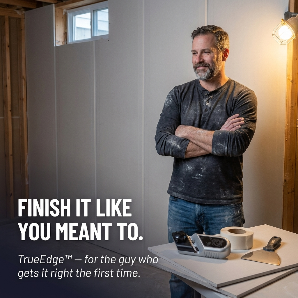 TrueEdge — Plane Drywall Edges That Tape Flat in One Smooth Pass - Souliia