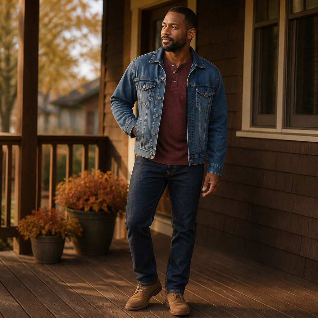 VeroVibe – Vintage Washed Long Sleeve Henley with Chest Pocket - Souliia