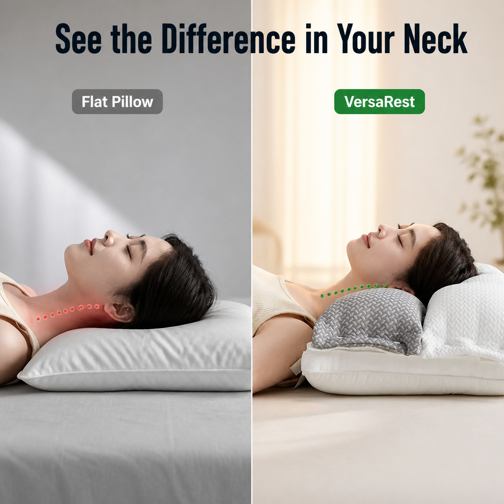 VersaRest — Cradle Your Neck and Wake Up Without the Morning Stiffness - Souliia