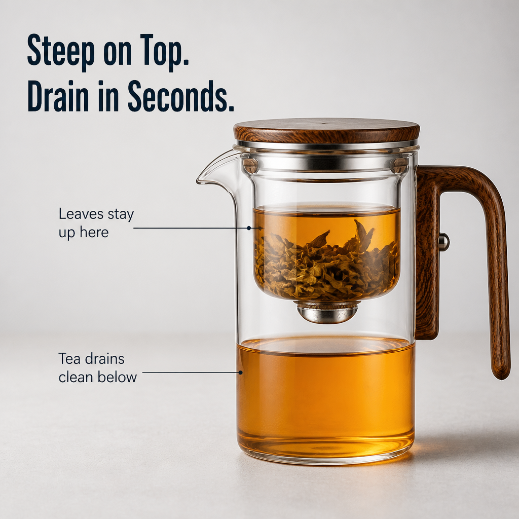 Serenaya — Press Once for Smooth, Clean Tea With No Bitter Aftertaste - Souliia