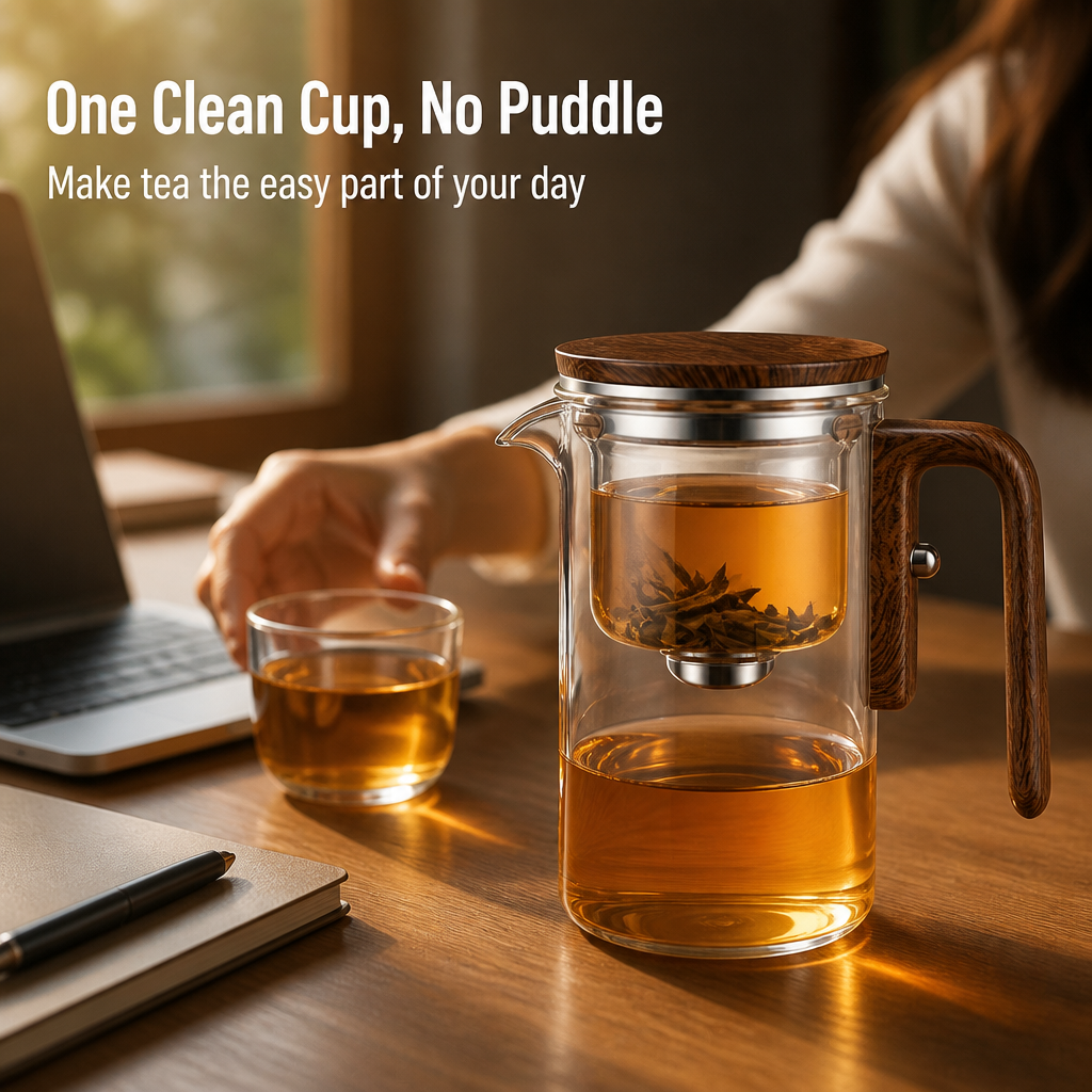 Serenaya — Press Once for Smooth, Clean Tea With No Bitter Aftertaste - Souliia