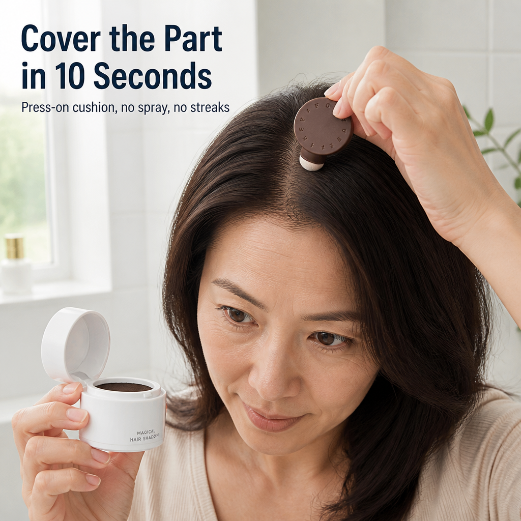 VivaRoot Hair Sculptor — Press On Fuller Roots & Sharper Brows in Seconds, No Smudging - Souliia