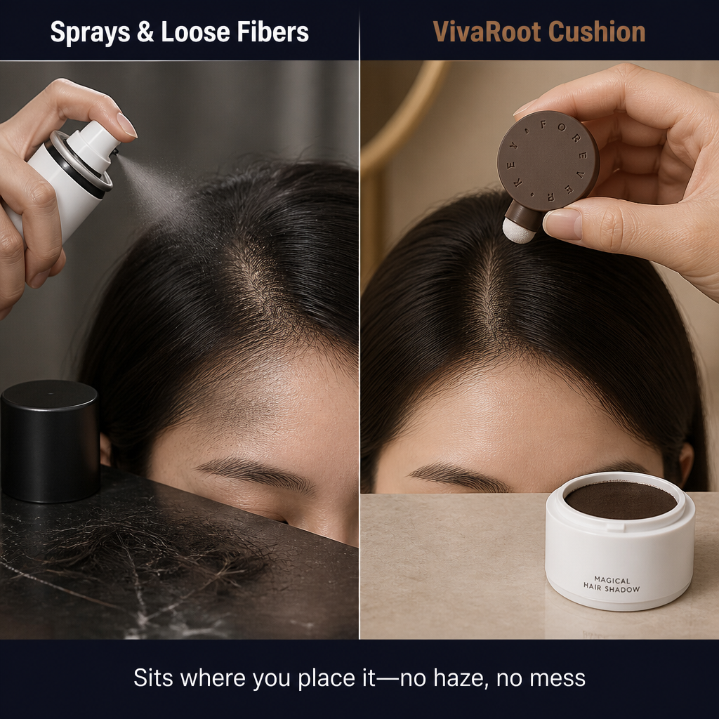VivaRoot Hair Sculptor — Press On Fuller Roots & Sharper Brows in Seconds, No Smudging - Souliia