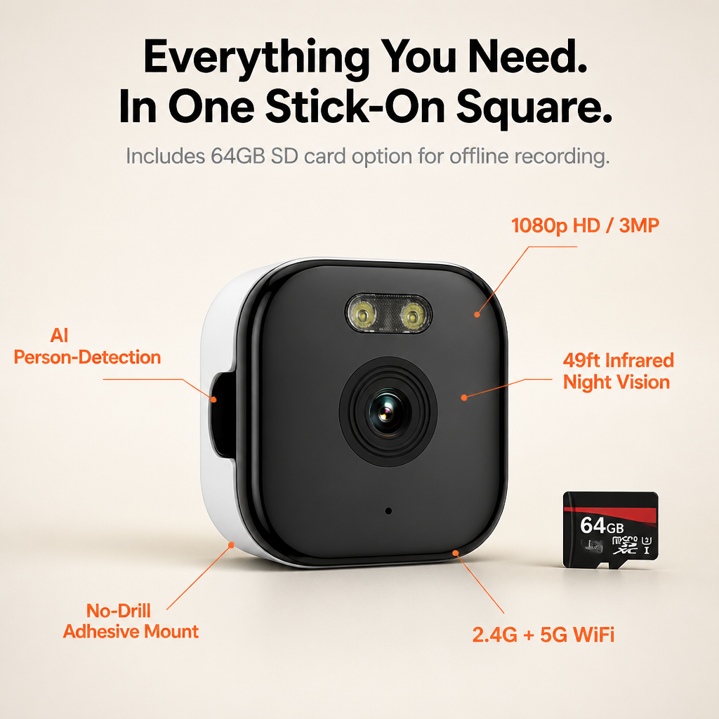 VigilanceEye — Stick It to Any Window and Watch Your Porch in 5 Minutes - Souliia