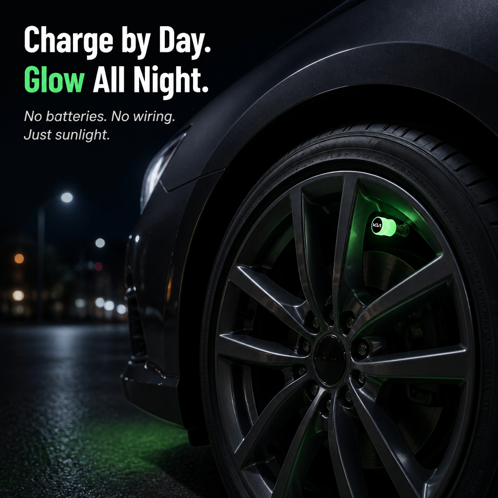 VivaDrive — Glow Your Wheels With Your Car's Exact Logo, No Batteries - Souliia