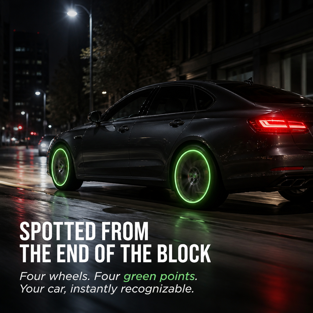 VivaDrive — Glow Your Wheels With Your Car's Exact Logo, No Batteries - Souliia