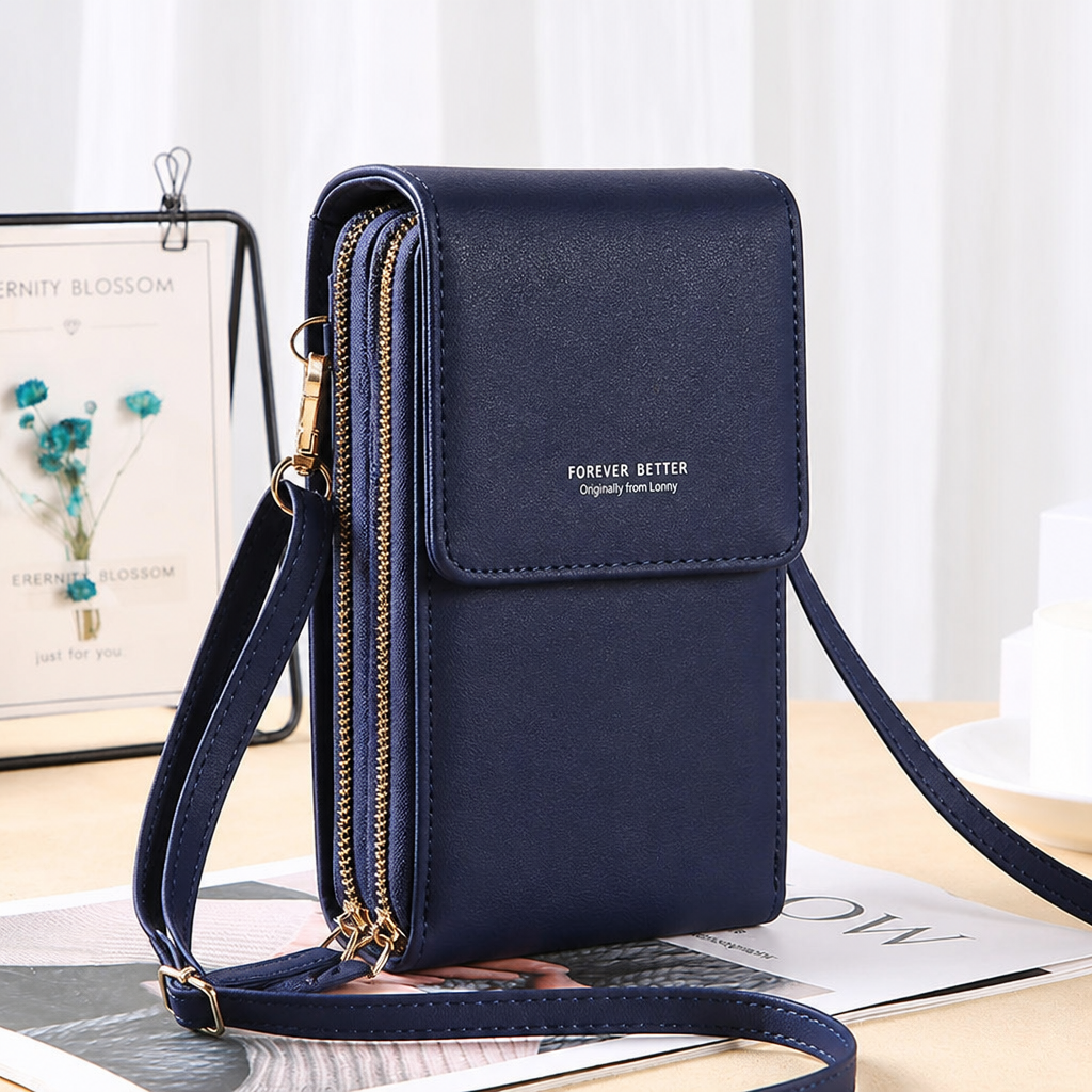 VividGuard – Hands-Free Touchscreen Crossbody Phone Bag with RFID Protection - Souliia