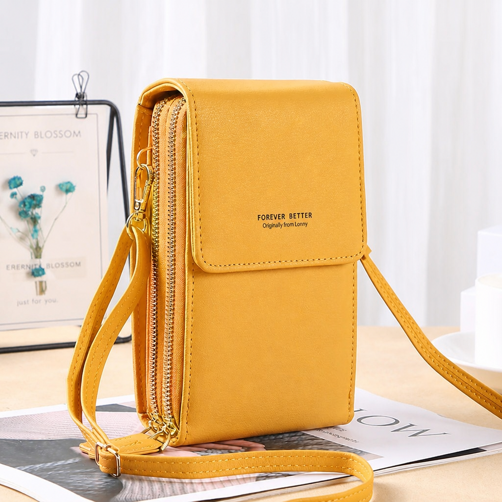 VividGuard – Hands-Free Touchscreen Crossbody Phone Bag with RFID Protection - Souliia
