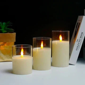 Realistická sada LED svíček - Souliia