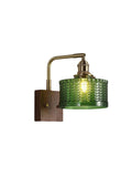 Ripple Glass Wall Sconce – Vintage Style Bedside Accent Light for Bedroom | Souliia