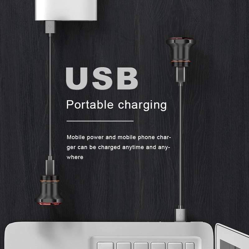 Feu arrière rechargeable par USB avec détection intelligente du freinage pour vélos - Souliia